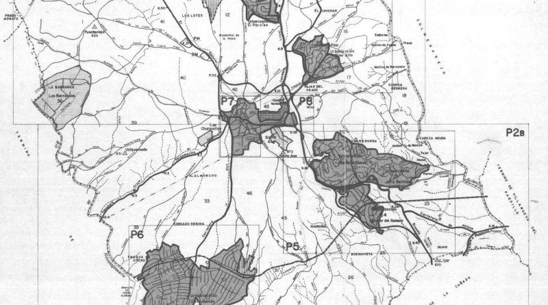 mapa Valdemorillo