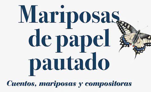 mariposas papel pautado