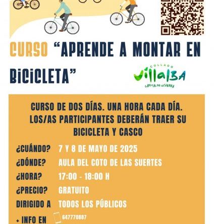 Cartel Curso Aprende a montar en bicicleta (3)
