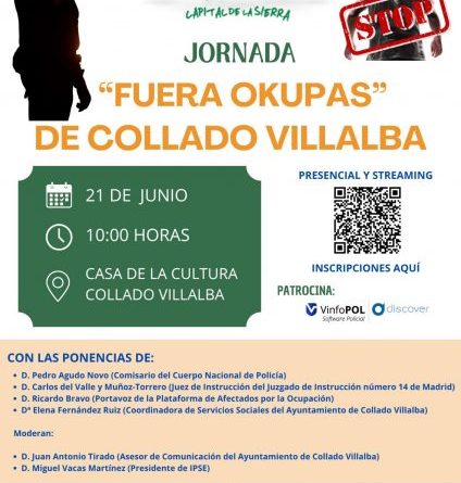 Cartel Jornadas Okupación Collado Villalba