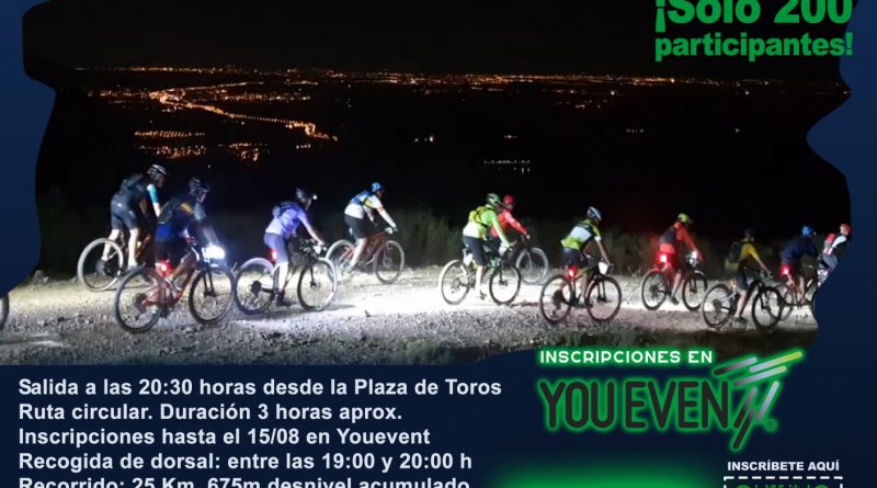 RUTA MTB NOCTURNA ALTO JAROSA CCG 2025