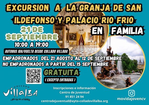 CARTELERIA GRANJA SAN ILDEFONSO Y PALACIO RIO FRIO