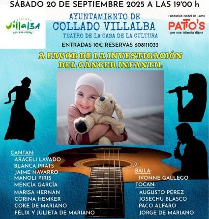 Cartel Concierto Fundación Patto´s