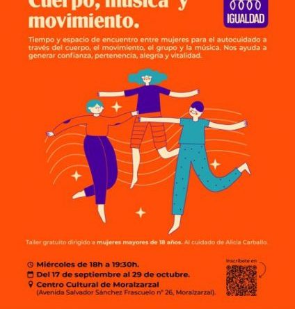 Taller-Gratuito-para-Mujeres-en-Moralzarzal-Cuerpo-musica-y-Movimiento-cartel