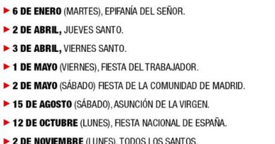 calendario laboral 2026