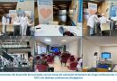 2025 10 03 Algunos momentos del desarrollo de la jornada en el HUGV, con las mesas de valoración de factores de riesgo cardiovascular, el taller de RCP y las distintas conferencias divulgativas
