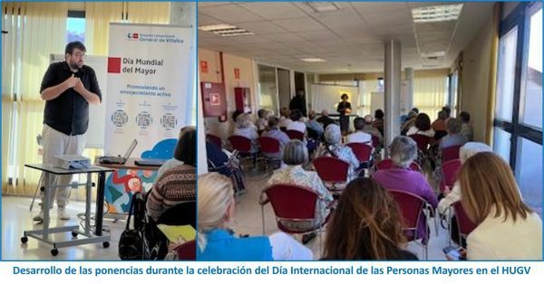 2025 10 07 Desarrollo de las ponencias durante la celebración del Día Internacional de las Personas Mayores en el HUGV