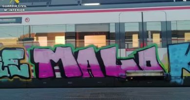 grafiti tren villalba