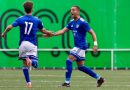 Celebración gol Las Rozas