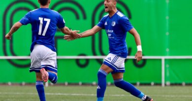 Celebración gol Las Rozas