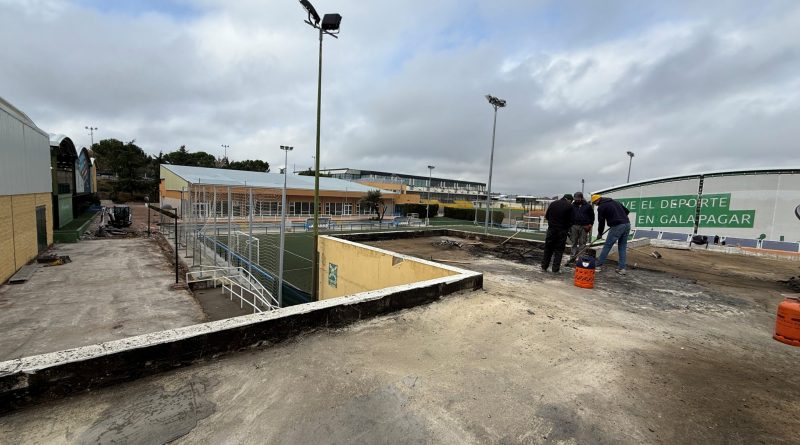 trabajos reparación cubierta polideportivo