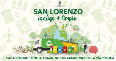 Campaña de sensibilización contra los residuos San Lorenzo contigo más limpio