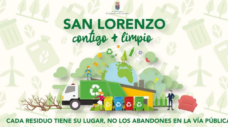 Campaña de sensibilización contra los residuos San Lorenzo contigo más limpio