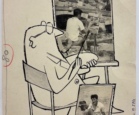 1.-Eduardo Arroyo, Sin título, 1963. Point de Vue nº 725