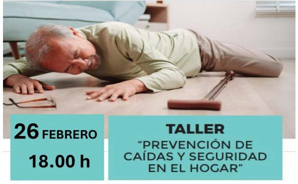 Cartel Taller PREVENCION CAIDAS h