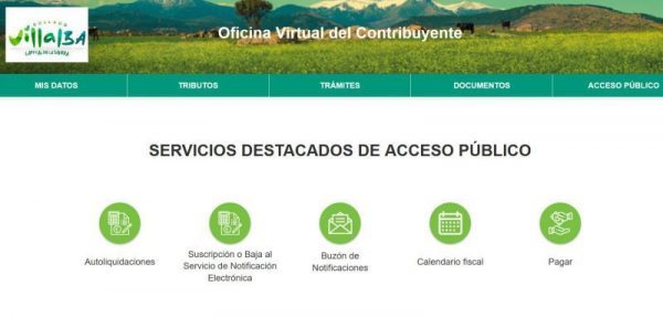 Oficina Virtual Contribuyente