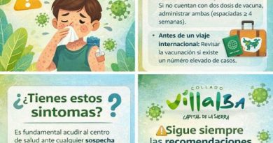 Cartel Campaña Prevención Sarampión. 6-3-26