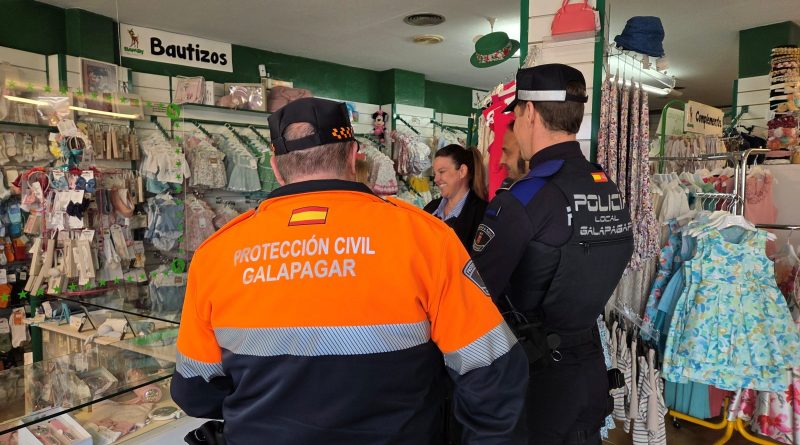 Campaña visita Policía comercios