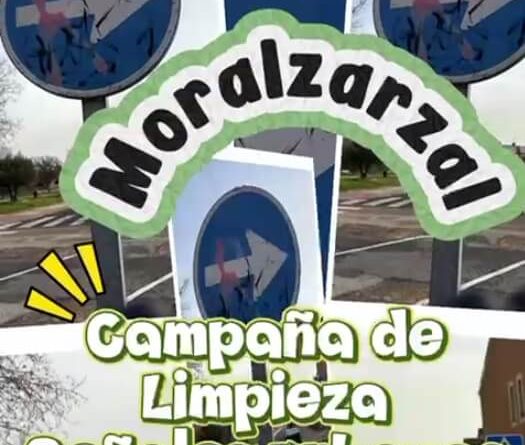 Moralzarzal-refuerza-el-mantenimiento-de-su-senalizacion-urbana-con-una-campana-intensiva-de-limpieza