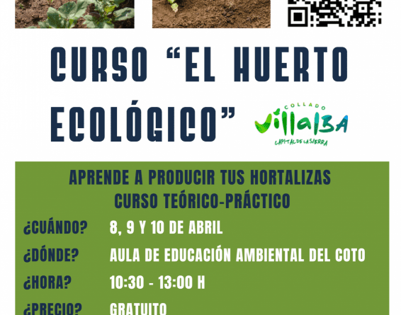 Cartel Curso EL Huerto Ecológico_abril2026