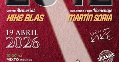Cartel Memorial Quique Blas 2026 Collado Villalba