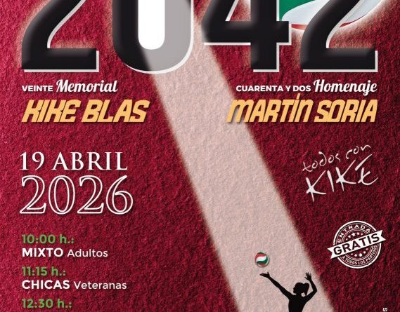 Cartel Memorial Quique Blas 2026 Collado Villalba
