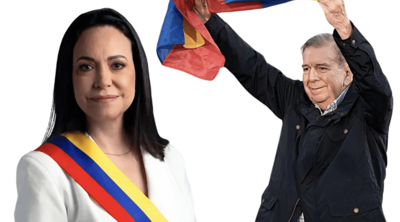 corina machado y edmundo urrutia