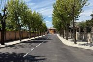 nuevo asfalto en calle San Juan