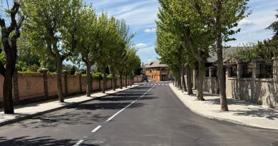 nuevo asfalto en calle San Juan