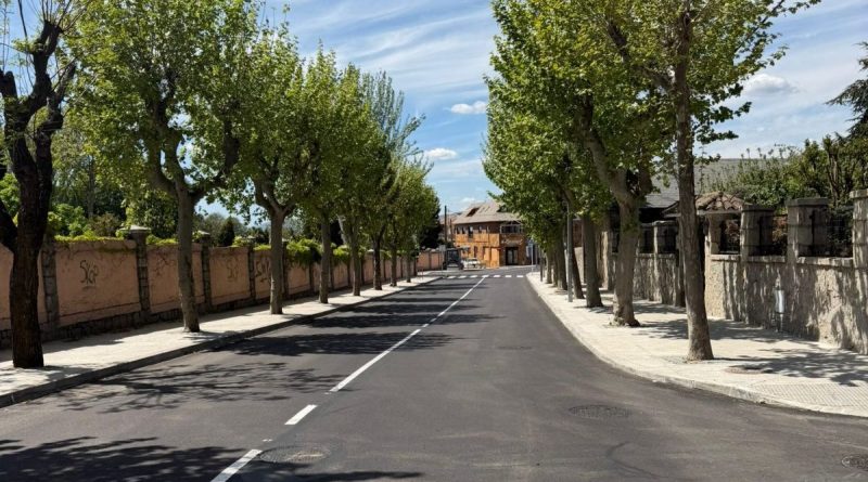 nuevo asfalto en calle San Juan