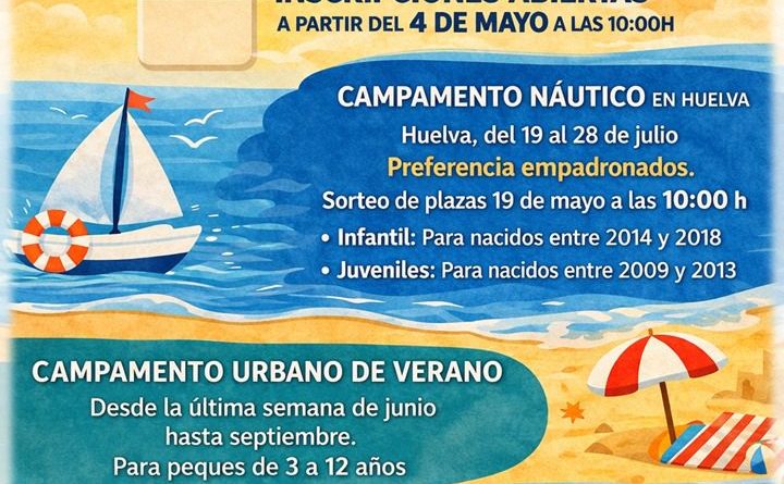 Camapmentos verano genérico con los tres
