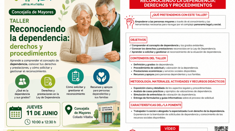 Taller derechos en torno a la dependencia