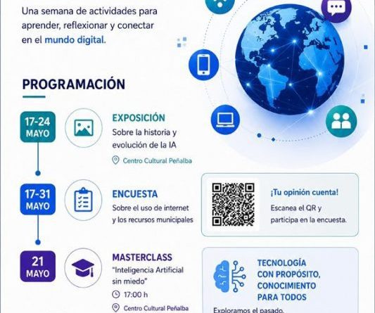 semana de internet vertical con foto