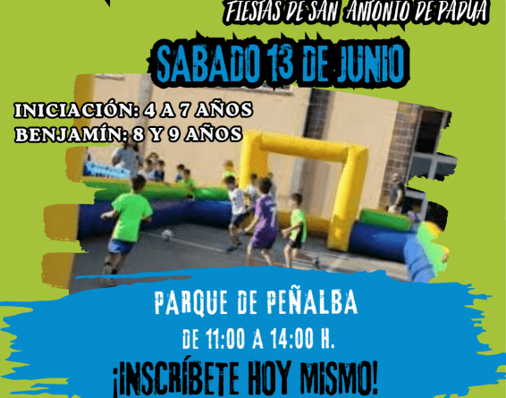 CARTEL II TORNEO DE FUTBOL SALA 3X3 2026. FIESTAS SAN ANTONIO