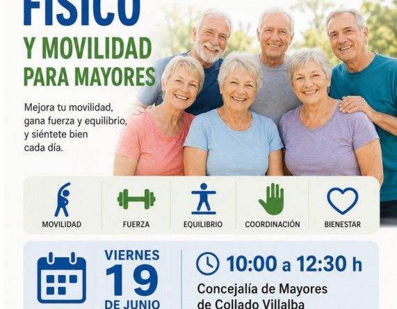 Cartel Taller Mayores y Ejercicio Físico