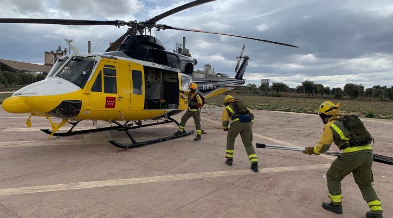 helicóptero incendios