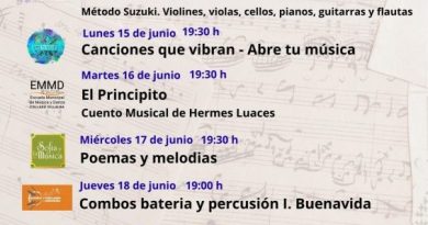 Cartel Espacios para la música 2026