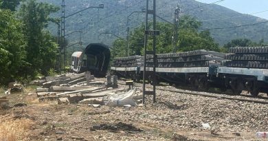 tren descarrilado