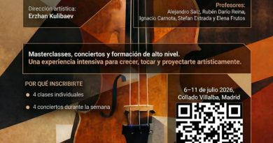 Semana violín cartel
