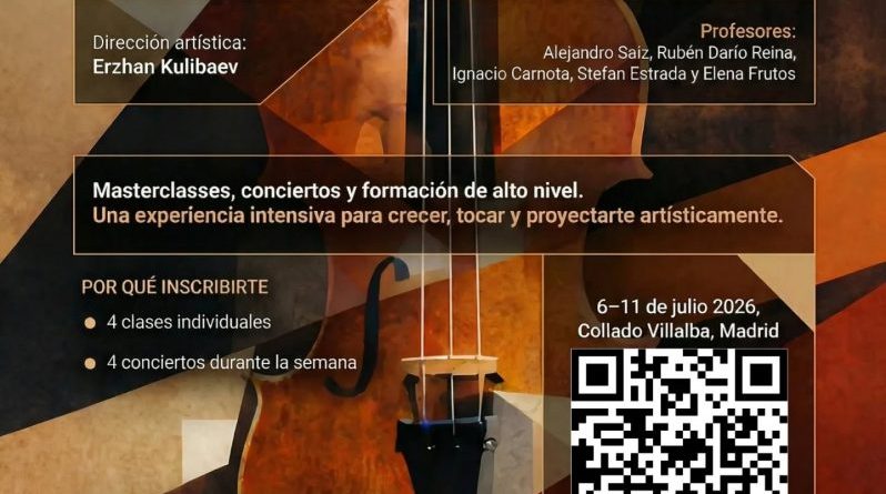 Semana violín cartel