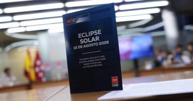 GARCÍA MARTÍN PRESENTA LAS ACTIVIDADES PROGRAMADAS POR LA
COMUNIDAD DE MADRID CON MOTIVO DEL ECLIPSE DEL 12 DE AGOSTO
