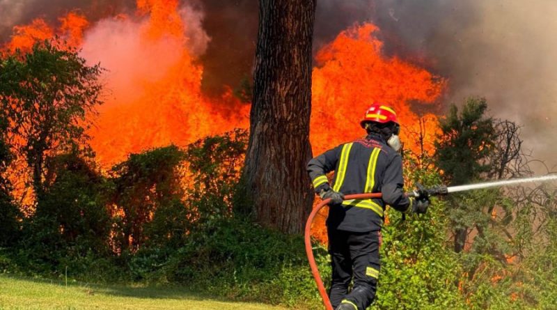 fuego sierra oeste