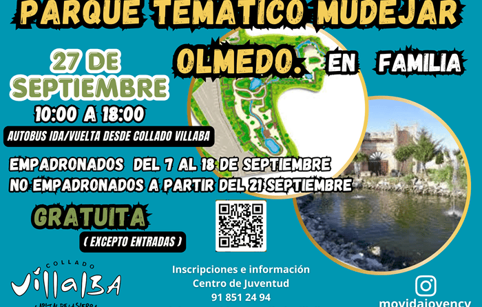 CARTEL OLMEDO. PARQUE TEMATICO MUDEJAR 27 SEPTIEMBRE 2026