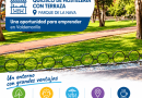 cartel para kiosko en el parque de La Nava
