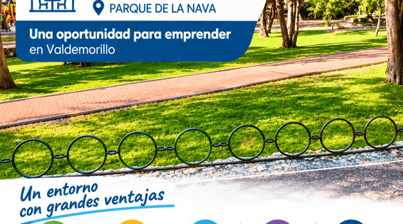 cartel para kiosko en el parque de La Nava