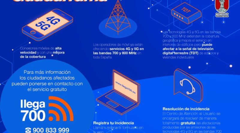 Infografía Llega700 Guadarrama