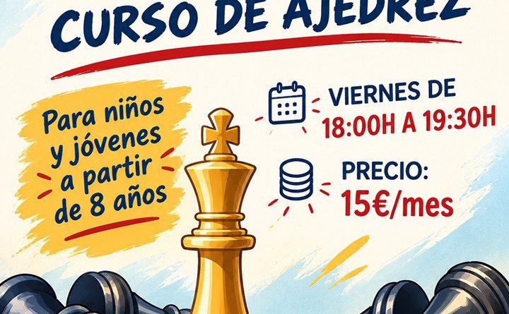 cartel ajedrez curso 26-27