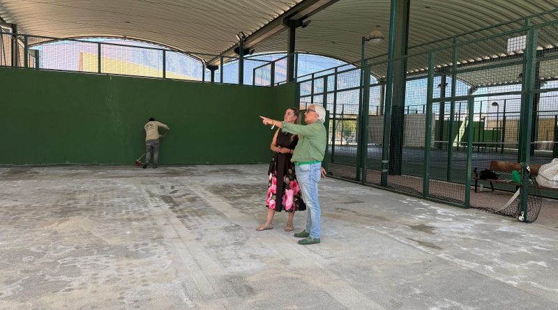 visita trabajos pista de pádel