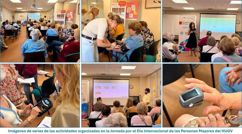 2026 10 05 Imágenes de varias de las actividades organizadas en la Jornada por el Día Internacional de las Personas Mayores del HUGV