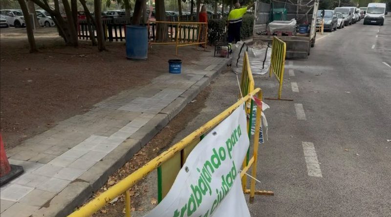 Obras de aceras en Collado Villalba 2026